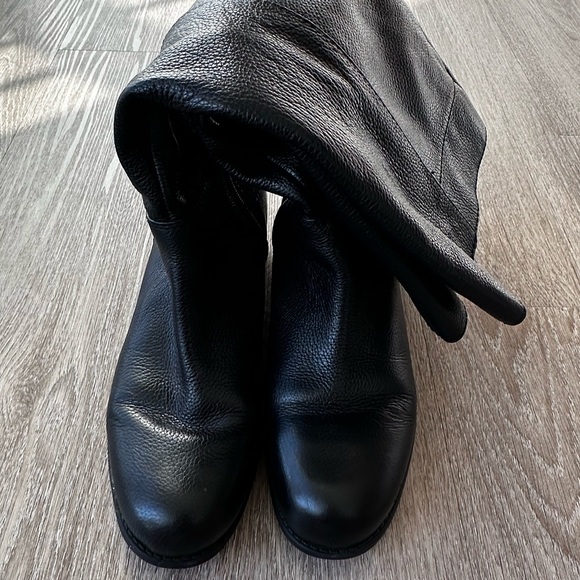 Nine West Shoes - Nine West Black Leather Heeled Boots